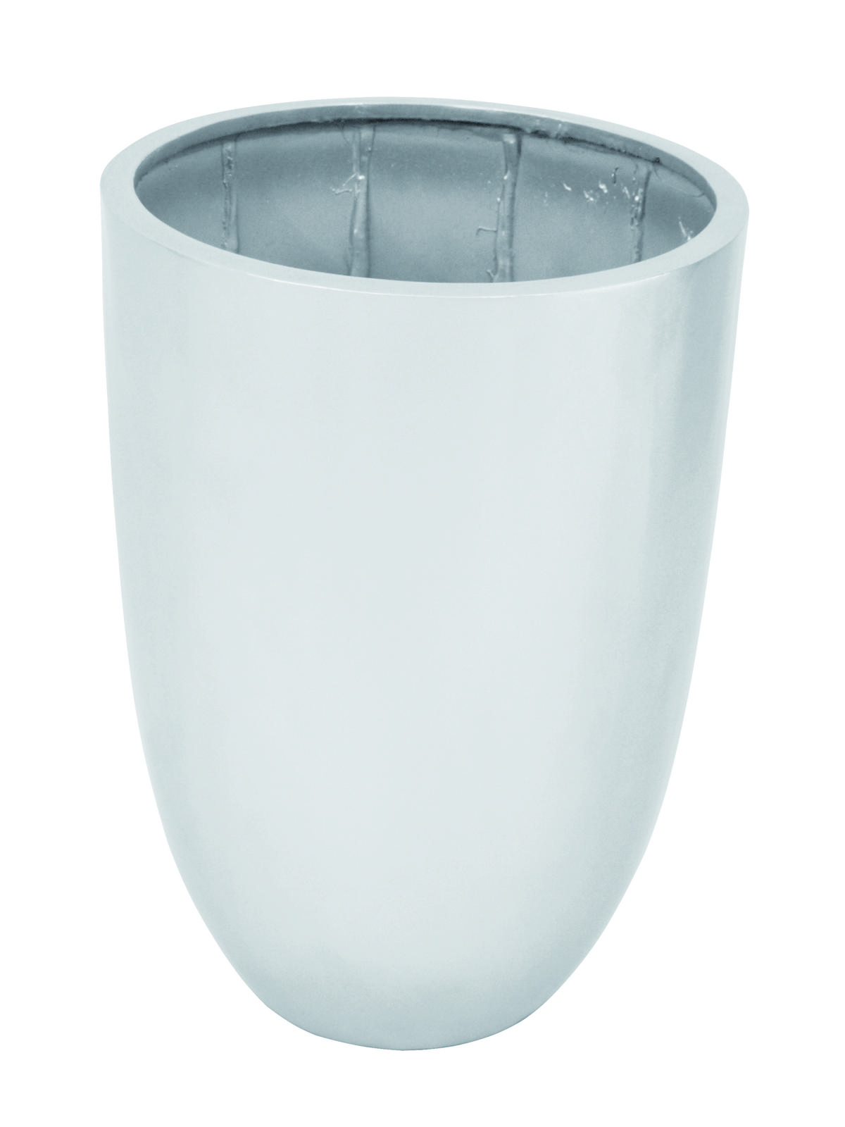 Květináč CUP-69, lesklý-stříbrný