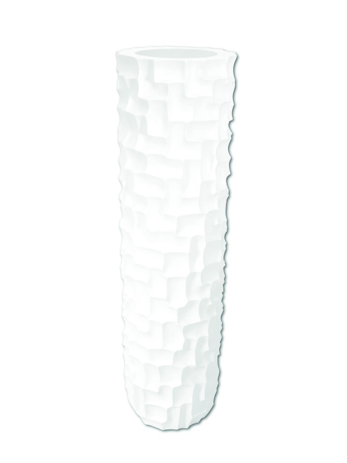 Designový květináč SPATTLE-140, bílý