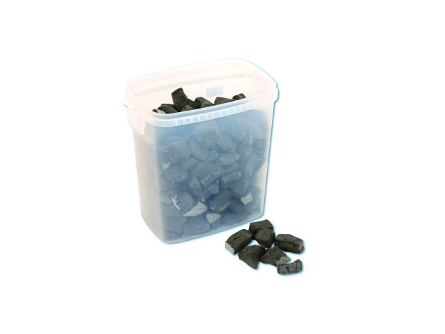 Umělé dekorační kamínky, černé, max. 20 g, 11 l