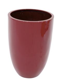 Květináč CUP-69, lesklý-červený