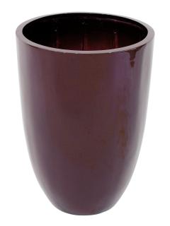 Květináč CUP-69, lesklý-hnědý