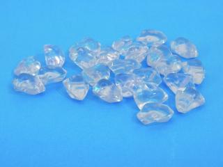 Akrylové krystalky, průhledné, 10 - 20 mm, 3,5 kg
